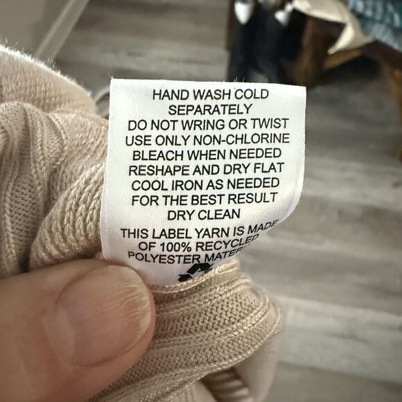 Olive And Oak Knit Dress Women’s Size XS Sexy Minimalist Bodycon Beige - Picture 7 of 7